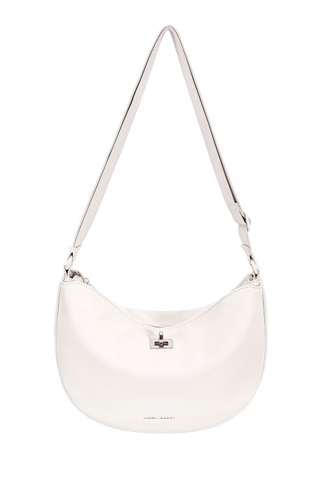 CM8219 David Jones Messenger Shoulder Bag : colour:Coconut cream
