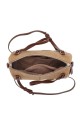 20034-BV Sac Bandoulière Polochon effet nubuck