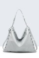 28953-BV Studded hobo shoulder bag