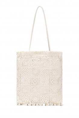 CM8478 Sac épaule Cabas Tressé David Jones