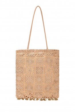 CM8478 Sac épaule Cabas Tressé David Jones