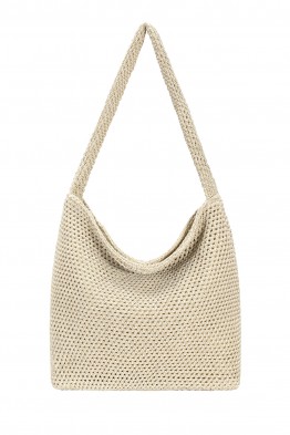 CM8483 David Jones Braided Hobo Shoulder Bag