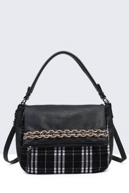 Sac à main synthétique avec rabat 5137-BV 