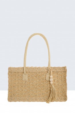 5714-BV Jute woven handbag