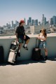 BAGSMART BLAST ROLLING BACKPACK - 55CM CABIN SIZE BM0301148