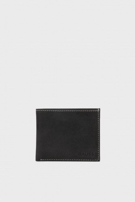 BAUSS® B439AV Leater Wallet RFID : colour:Grey