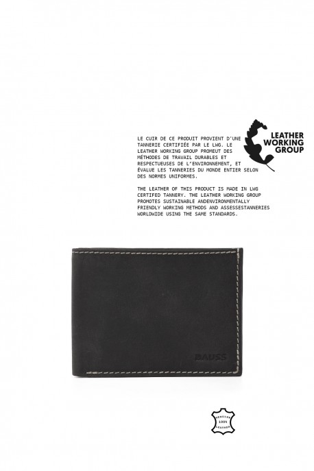 BAUSS® AVENTURA - B296AV Leather Wallet with RFID protection
