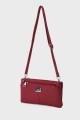 KJ255 Sac pochette bandoulière synthétique multi poches