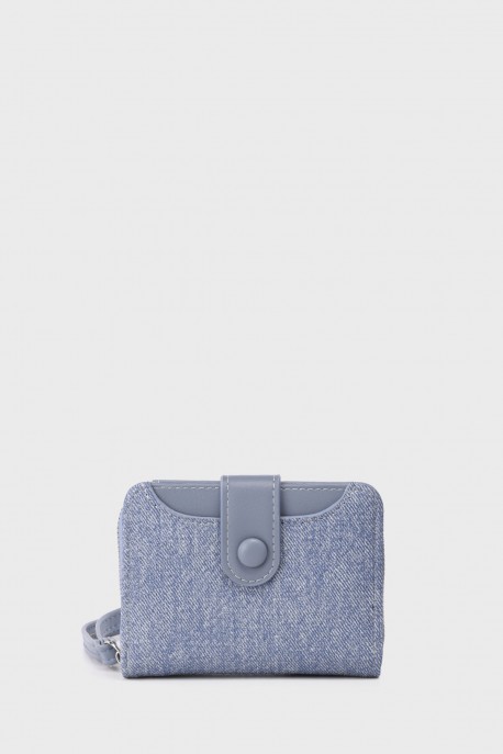 KJ259-3 Porte-monnaie synthétique Kenny Jones : couleur:Bleu (Blue)