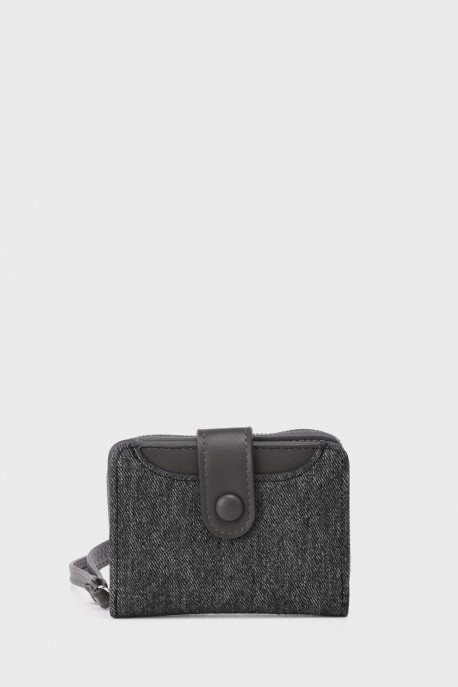 KJ259-3 Kenny Jones synthétique Wallet : colour:Grey