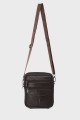 Sacoche pochette bandoulière en croûte de cuir KJ7794