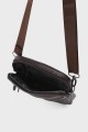 Sacoche pochette bandoulière en croûte de cuir KJ7794