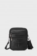 Sacoche pochette bandoulière en croûte de cuir KJ7794