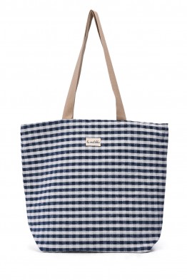 La Matilda - Grand Tote Bag Vichy Marine M105-95