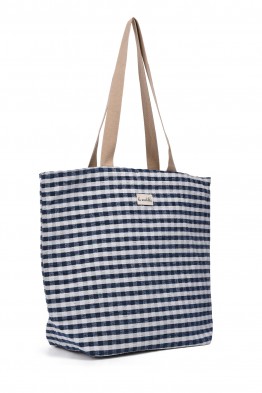 La Matilda - Grand Tote Bag Vichy Marine M105