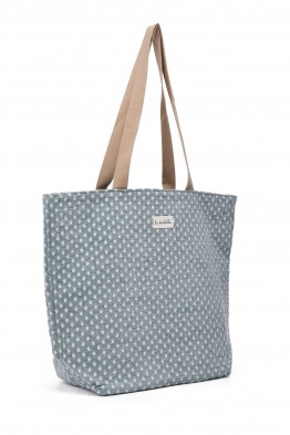 La Matilda - Grand Tote Bag LUNAR TURQUESA M105-105