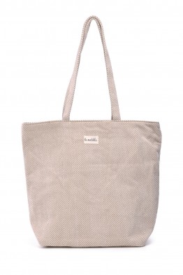 La Matilda - Big Tote Bag ESPIGA BEIGE M105-106