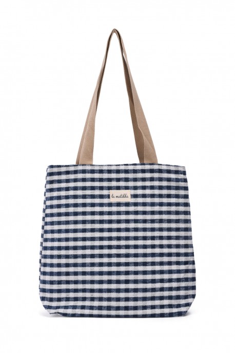 La Matilda - Tote Bag Vichy Marine M106-95