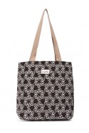 La Matilda - Tote Bag MARRON HILO PLATA M106-101