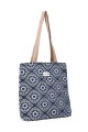 La Matilda - Tote Bag FLOR AZUL MARINO M106-103