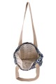 La Matilda - Tote Bag FLOR AZUL MARINO M106-103