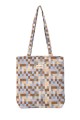 La Matilda - Tote Bag Cuadros Tostado M106-107