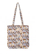 La Matilda - Tote Bag Cuadros Tostado M106-107