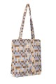 La Matilda - Tote Bag Cuadros Tostado M106-107