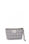 La Matilda - Pochette trousse maquillage textile Vichy Gris M101-97