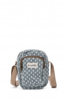 La Matilda - Pochette bandoulière téléphone LUNAR TURQUESA M143-105