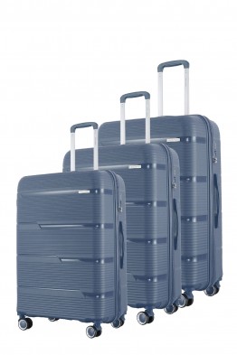 David Jones BA-8003-3-26 Set of 3 Trolley Cases