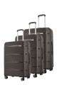 David Jones BA-8003-3-26 Set de 3 Valises trolley