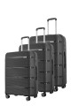 David Jones BA-8003-3-26 Set de 3 Valises trolley