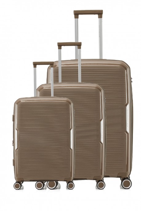 David Jones BA-8005-3A Set de 3 Valises trolley