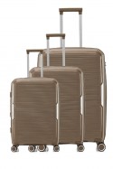 David Jones BA-8005-3A Set de 3 Valises trolley