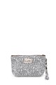 La Matilda - textile pouch makeup bag feuilles Mandala noir M101-79