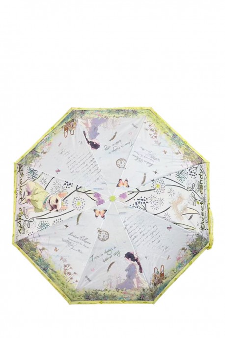 Folding umbrella with cover and strap Sweet & Candy C-342-04-A26 : Pattern:A26-D