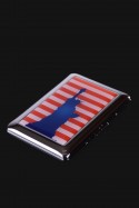 1020 Porte-carte Inox Statue de la liberté