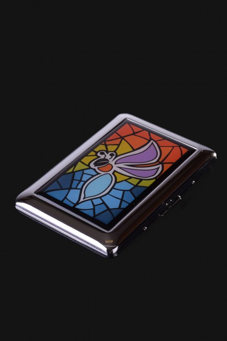 1020 Porte-carte Inox multicolores