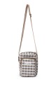 La Matilda - Shoulder phone pouch Gingham Grey M143-97