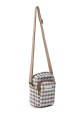 La Matilda - Shoulder phone pouch Gingham Grey M143-97