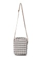 La Matilda - Shoulder phone pouch Gingham Grey M143-97