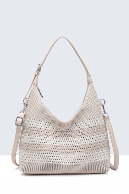 B55031-BV Sac à main toile tressé filet