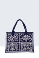 SY53551-BV Mesh design handbag