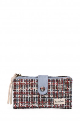 La Matilda - Wallet Blue Tartare M123-67