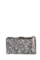 La Matilda - Portefeuille porte-monnaie en coton motif Noir M123-70
