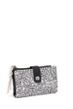 La Matilda - Portefeuille porte-monnaie en coton Black Cashew M123-79