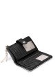 La Matilda - Portefeuille porte-monnaie en coton Black Cashew M123-79