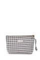 La Matilda - Large textile pouch makeup bag Vichy Grey M115-97
