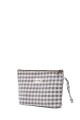 La Matilda - Large textile pouch makeup bag Vichy Grey M115-97